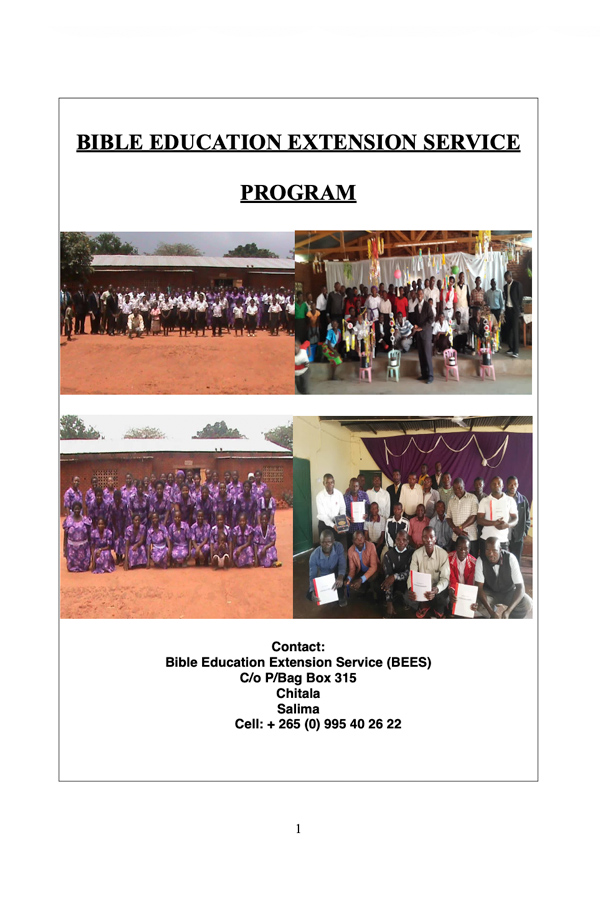 Cover for BEES Program