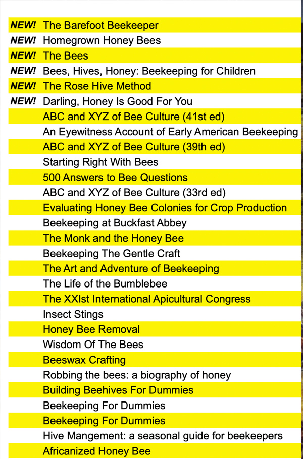 Cover for Beekeeping Club Library Inventory