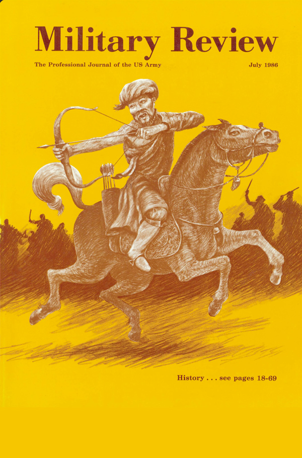 Cover for Military Review (July 1986)
