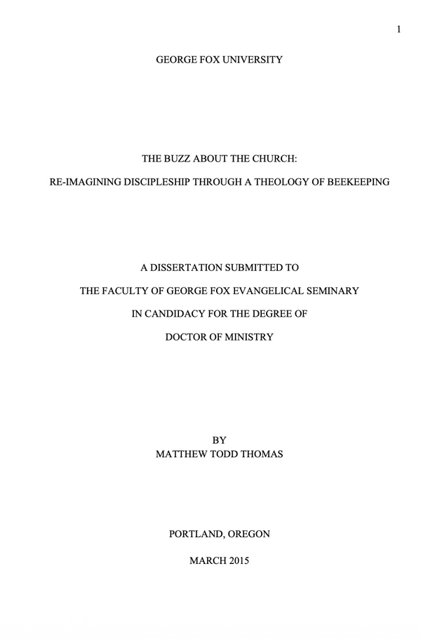 Cover for The Buzz about the Church