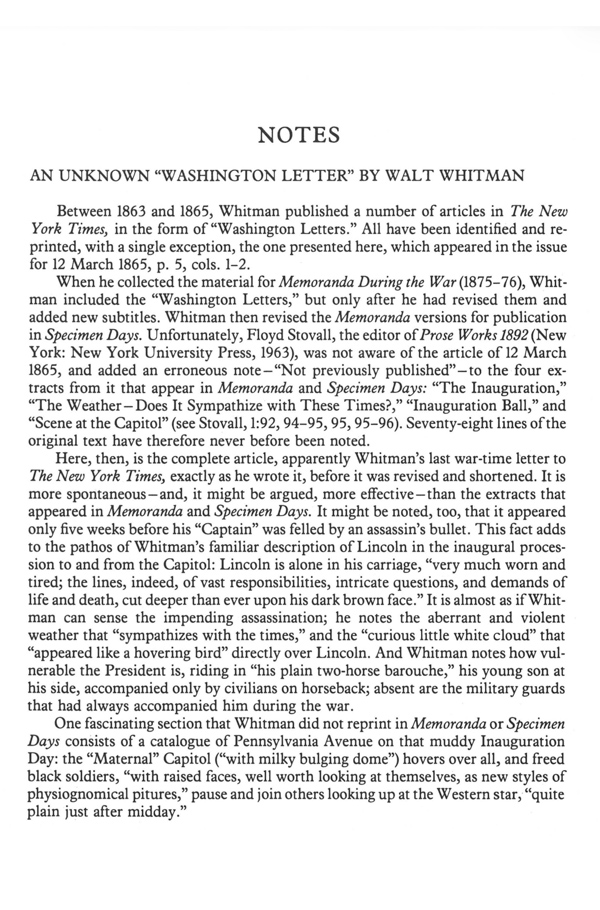 Cover for The Unknown Washington Letter